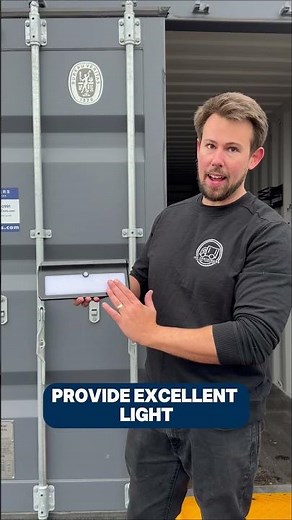 Solar Motion Light for Shipping Containers | USA Containers