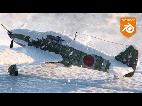 Make SNOW in Blender with ONE CLICK! Super Easy!