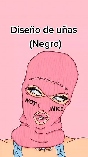 Diseño de uñas ahumado negro