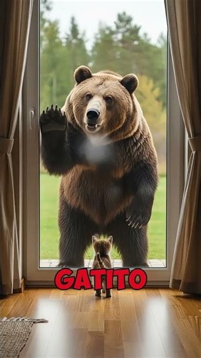 ¿Tenía malas intenciones el oso!