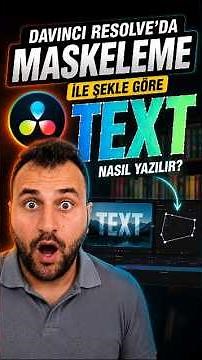 How to Create This Text Effect in DaVinci Resolve? (Step-by-Step Magic Mask)
