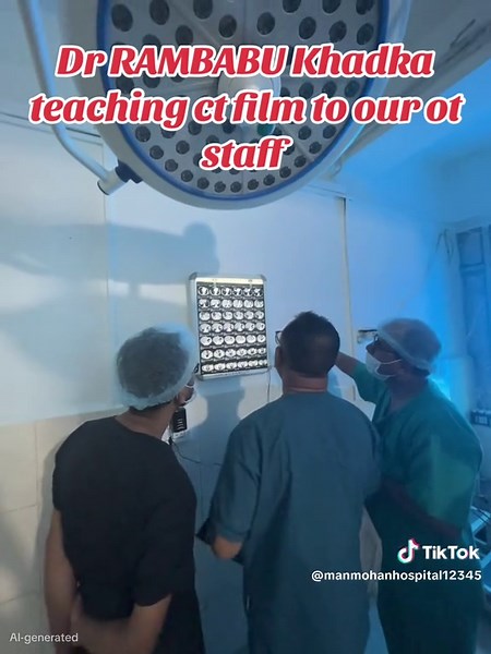 Dr RAMBABU Khadka: Teaching CT Film Techniques