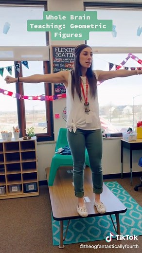 Teaching Geometric Figures with Whole Brain Teaching