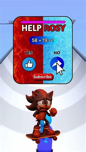 LAVA SHADOW V'S COLD ICE SONIC AS SKATE MASTER RUN 3D GAMEPLAY Lvl.67 #gaming #shorts #games