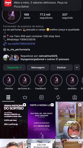 la vie perfumaria on Instagram: "🎉 RESULTADO DO SORTEIO 🎉 O sorteio foi realizado de forma 100% transparente através do aplicativo AppSorteos, com todos os comentários válidos. 👏 Parabéns à vencedora: 👉 @leticiabatiissta Agradecemos a todos que participaram 💛 Fiquem atentos… em breve teremos novos sorteios incríveis! — La Vie Perfumaria#perfume #arabe #promoção #brasil #perfumearabe"