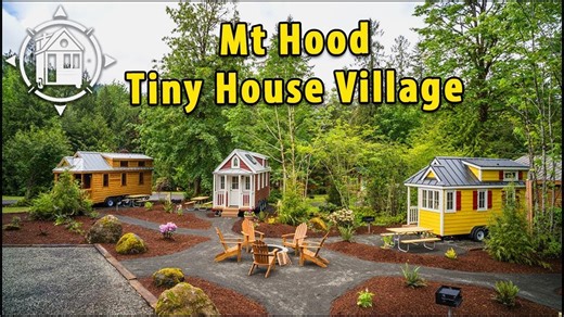 Tiny House Village in Oregon - Short overview of homes | Tiny House Giant Journey