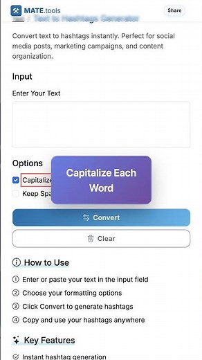 Text to Hashtags Generator for FREE #Shorts