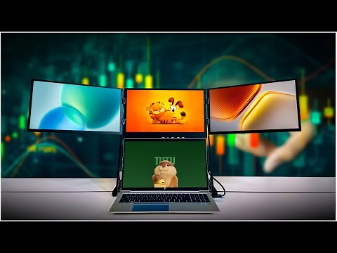 প্রোগ্রামারদের স্বর্গ! Portable Triple Monitor দিয়ে কোডিং সেটআপ বাংলায় | Protable Monitore