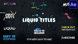 Videohive Liquid Titles | After Effects - 29350548 AEdownload.com