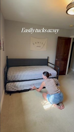 Small Room? Try This Twin Bed with Trundle! 🏠#homedecor #furniture #diy #bedroom #amazonfinds