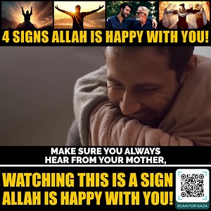 804K views · 25K reactions | 4 Signs Allah Is Happy With You! | The Daily Reminder | Facebook