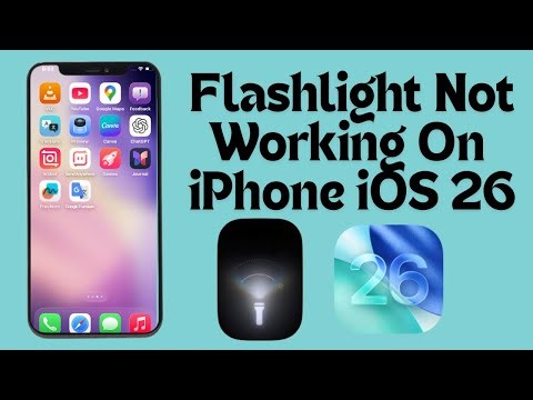 How to Fix Flashlight On iPhone | iOS 26 Flashlight Issue