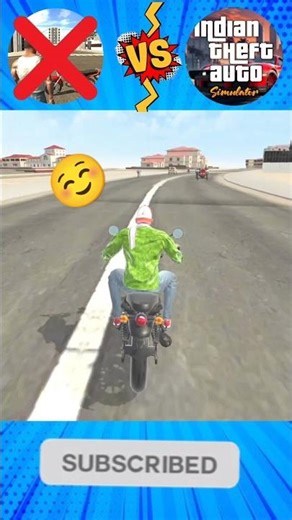 Indian Bikes Driving 3D 🤯 🆚 Indian Theft Auto Simulator 😁 challenge||#indiantheftauto #gamingshorts