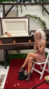 80K views · 640 reactions | Woman in coffin tells visitor to go away...