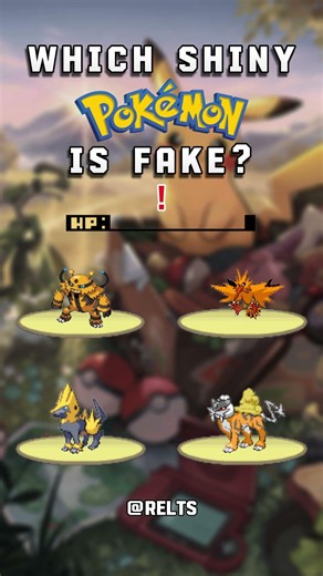 Find The Fake Electric-Type Shiny Pokémon ⚡👀