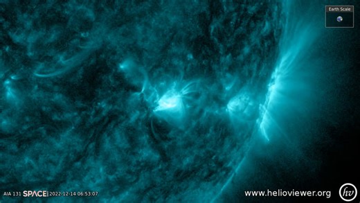 Time-lapse in 4K captures sunspot activity and powerful M-class flares