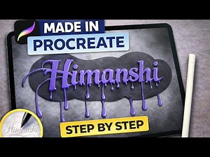 Procreate Name Typography | Step-by-Step Digital Lettering