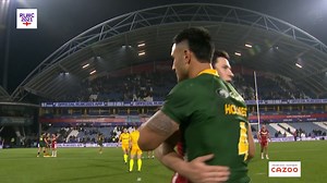 🇦🇺 The Kangaroos booked their spot in the RLWC2021 semi finals with a nine try victory over Lebanon, including five from Josh Addo-Carr! You can watch the extended highlights now. #RLWC2021 | Australian Kangaroos | Lebanese Rugby League Federation | Rugby League World Cup