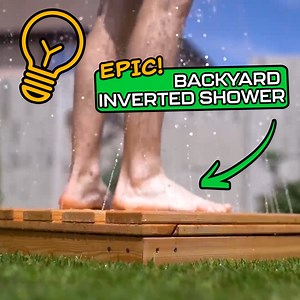 1.7M views · 187 reactions | Homemade Outside Reverse Shower! | The Q | Facebook