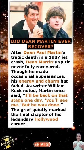 Did Dean Martin Ever Recover?