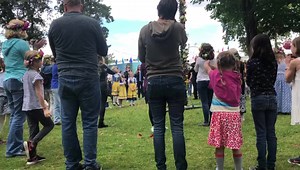 Dancing around the maypole at the Portland Scandinavian Midsummer Festival! | Nordic Northwest