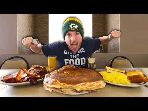 Attempting Green Bay's BIGGEST Breakfast Challenge!