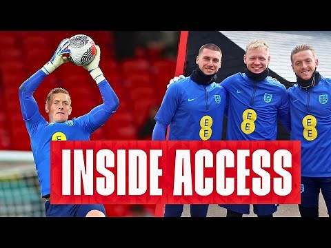 England Goalkeeper Training & Pickford's Match Warm-up Routine!