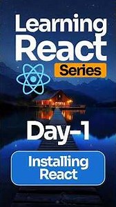 React Day 1: Install React with Vite (Fastest Setup for Beginners) #digitalmanjit #coding #shorts