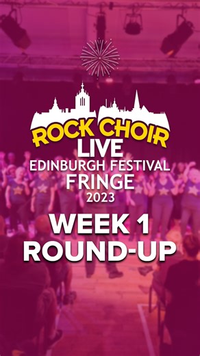⭐🎤EDINBURGH FRINGE WEEK ONE - THATS A WRAP! 🎤⭐ All this week Choirs from Rock Choir have been performing at Edinburgh Festival Fringe. With sellout performances and audience participation, catch up with all the fun with this little round up post! 😁 ⭐Stay up to date and watch LIVE PERFORMANCES from Ed Fringe by following Rock Choir at Edinburgh Fringe on Facebook! 🥳 #EdFringe #RockChoir | Rock Choir