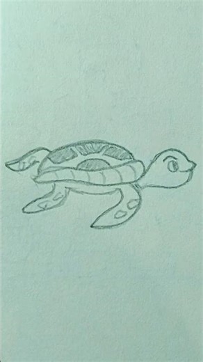 “Cute and Simple Turtle Drawing” #shorts #drawing #animalart