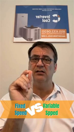 Not all HVAC systems are created equal. What's the real difference between single-speed, two-stage, and variable-speed systems? Check this short video from our expert Ted (who got over 30 years in hvac industry) and understand the key to choosing right system for your home comfort. #HVAC #HeatPump #HomeComfort #EnergyEfficiency #InverterTech #invertercool #inverterheatpump #fixedspeed #variablespeed #FLhomeowner #cahomeowner | InverterCool