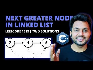 Finding Next Greater Node in Linked List