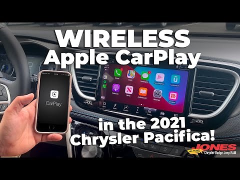 WIRELESS Apple CarPlay in the 2021 Chrysler Pacifica 🤯