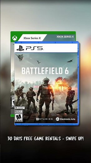 GameFly Video Game Rentals - Battlefield 6 - jwlST - Rent Your Games and Save #battlefield6