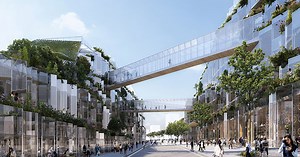 duncan lewis designs europe's largest wooden construction with 'ecotone' project