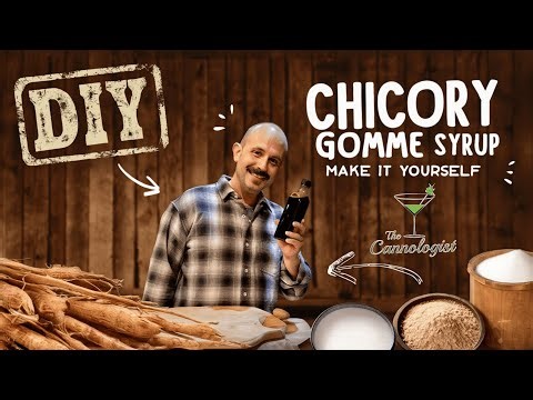 DIY Chicory Gomme Syrup | How to Make Thick Cocktail Syrups