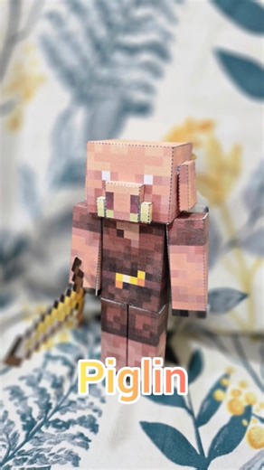 minecraft mobs out of paper #minecraft