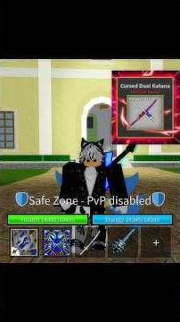 *EASIEST* Way To obtain Cursed Dual Katana ... in blox fruits PART 1 #shorts