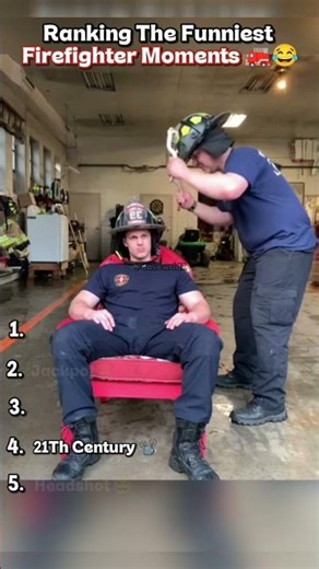 Ranking The Funniest Firefighter Moments 🚒😂