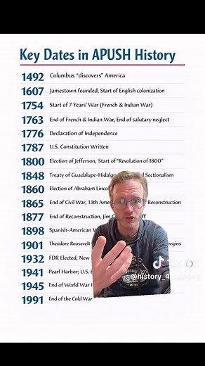 All of APUSH in less than five minutes. #apush #apushistory | apush reveiw