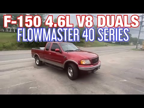 2001 Ford F150 DUAL EXHAUST w/ FLOWMASTER 40 SERIES!