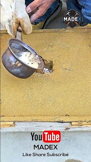 Liquid Fire! 🔥 Molten Lead Sand Casting