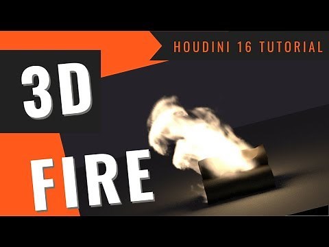 How to make 3D Fire | Houdini Tutorial