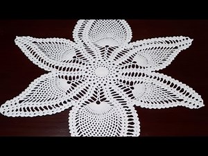 Crochet Pineapple Table Runner