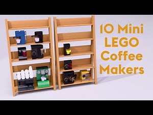 10 LEGO Coffee Machines — Satisfying Mini Builds in 3 Minutes! ☕✨