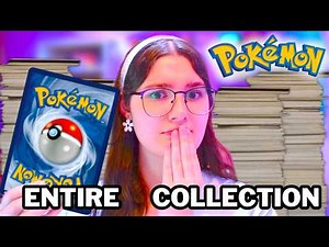 My ENTIRE Pokemon Card Collection - Pokemon Card Collection Tour 💜