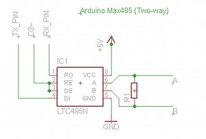 Arduino modbus Master per Contatore elettrico monofase dzt-6001