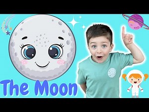 Fun Facts about the MOON for Kids 🌝 Space for Kids 🌔 Educational Videos for Kids ☄️