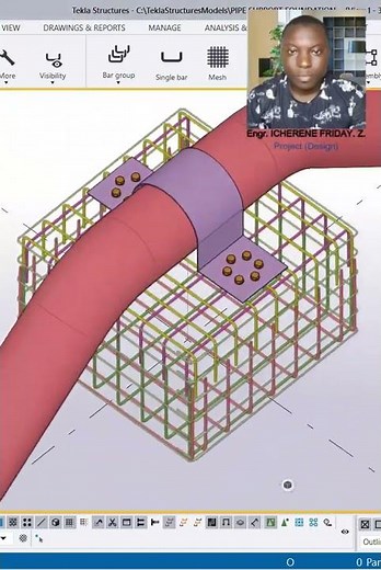 PIPE SUPPORT FOUNDATION DESIGN / OIL AND GAS