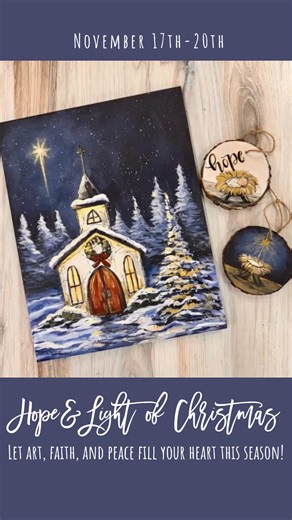 Don’t miss this peaceful Christmas online painting retreat! Before...